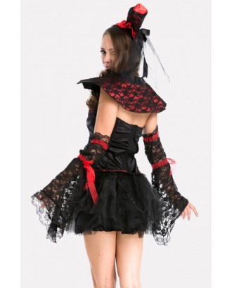 Black Vampire Adults Halloween Cosplay Costume