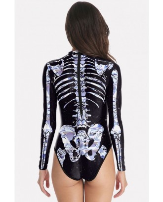 Black Skeleton Adults Halloween Costume