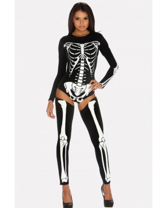 Black Skeleton Halloween Costume