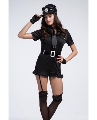 Black Sexy Cop Costume
