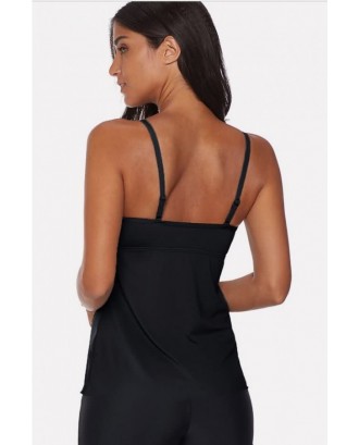 Caged Strappy Padded Sexy Tankini Top