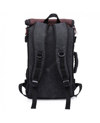 KAKA Large Capacity Chic Canvas Backpack