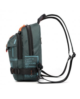 Men's Backpack Waterproof Nylon Fashion Multifunction