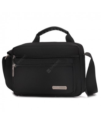 Men's Classic Solid Color Waist Bag Simple Stylish Shoulder Pack